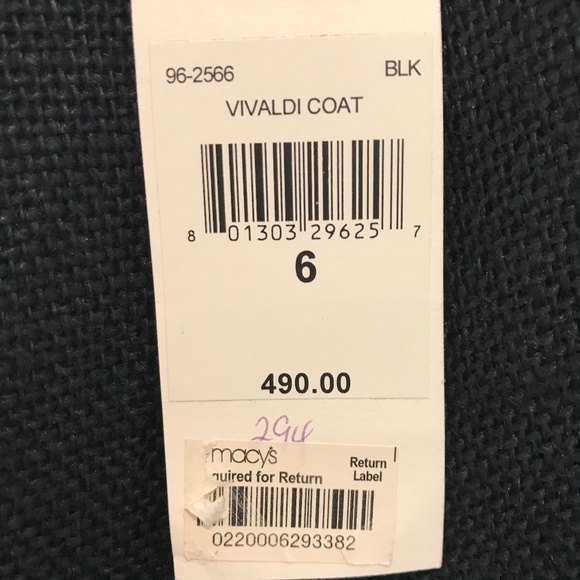 Nanette Lepore Vivaldi Coat -Shirred trim Bow Back - Picture 3 of 8